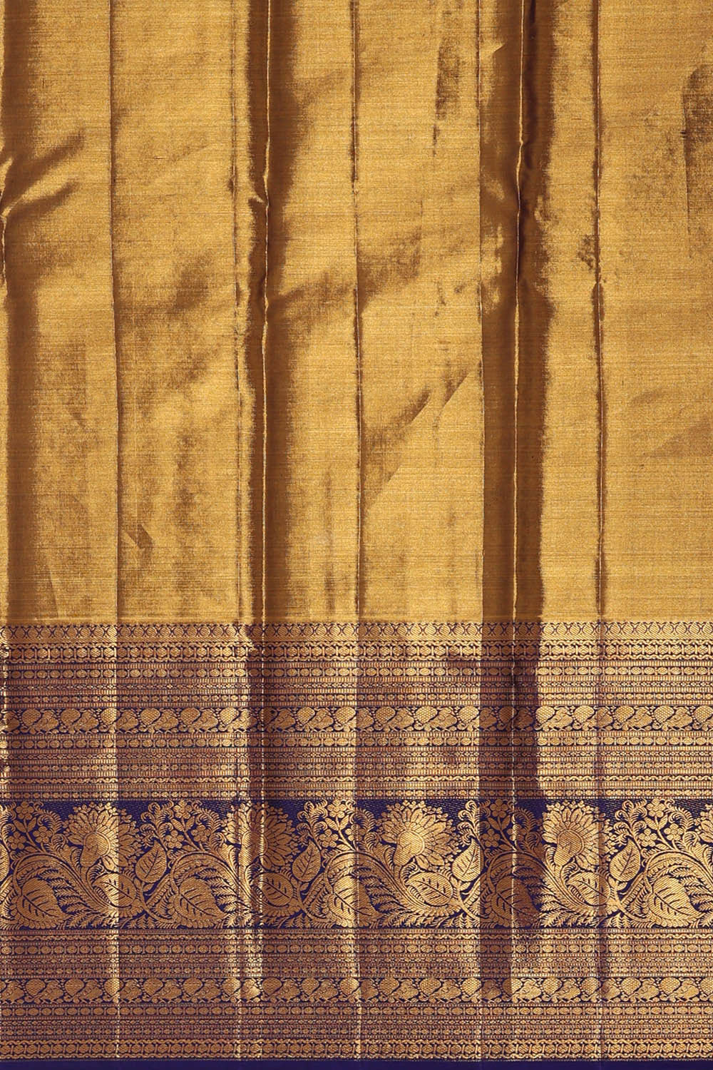 Image of Kanchipattu Peach Pink Tissue Brocade Saree